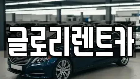 강원 속초시 교동 장기렌트카 전문 글로리렌트카