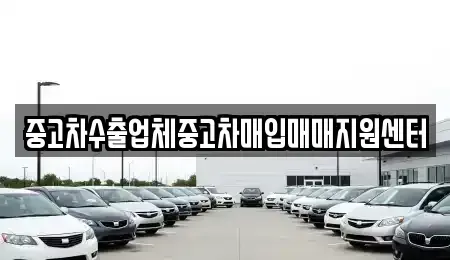 강원특별자치도 원주시 중고차매입 전문 중고차수출업체중고차매입매매지원센터