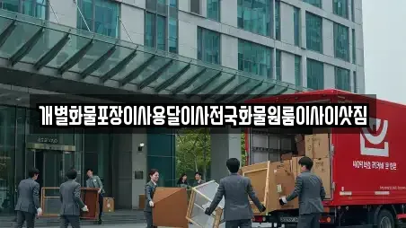 개별화물포장이사용달이사전국화물원룸이사이삿짐