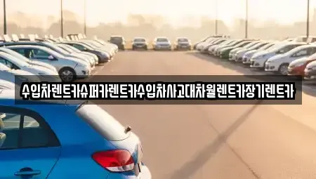 경기 성남시 분당구 대장동 장기렌트카 전문 수입차렌트카슈퍼카렌트카수입차사고대차월렌트카장기렌트카