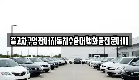 경기 성남시 분당구 대장동 중고차매매 전문 중고차구입판매자동차수출대행화물전문매매