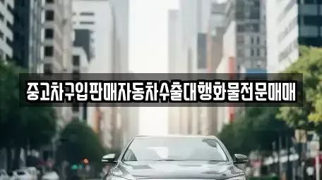 경기 안성시 낙원동 중고차매매 전문 중고차구입판매자동차수출대행화물전문매매