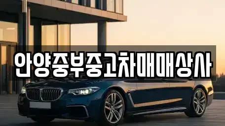 경기 안양시 동안구 호계동 중고차 전문 안양중부중고차매매상사