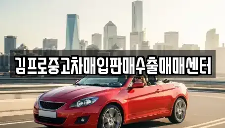 경기 용인시 기흥구 고매동 중고차매입 전문 김프로중고차매입판매수출매매센터