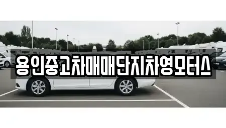 경기 용인시 기흥구 중동 중고차 전문 용인중고차매매단지차영모터스