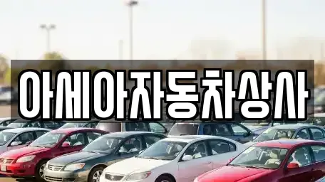 경기 하남시 감이동 중고차매매 전문 아세아자동차상사