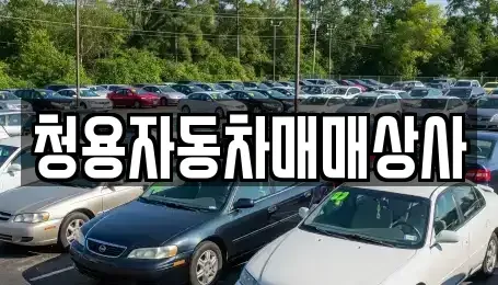경기도 안성시 신모산동 중고차 전문 청용자동차매매상사