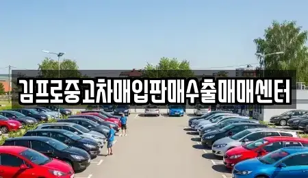 경기도 안양시 중고차매입 전문 김프로중고차매입판매수출매매센터