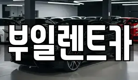 경기도 파주시 야동동 렌트카 전문 부일렌트카