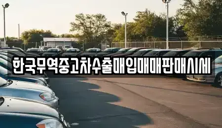 경남 함안군 가야읍 중고차 전문 한국무역중고차수출매입매매판매시세