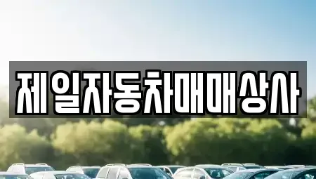 경북 영주시 문수면 중고차 전문 제일자동차매매상사
