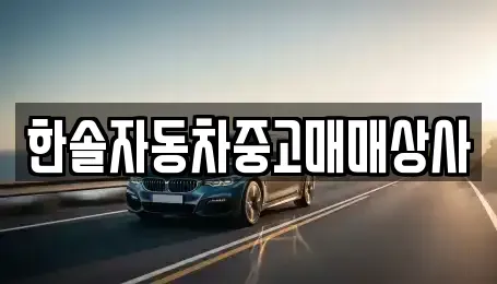 경상남도 밀양시 중고차 전문 한솔자동차중고매매상사