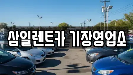 경상남도 양산시 단기렌트카 전문 삼일렌트카 기장영업소