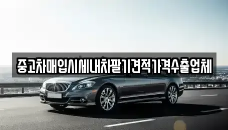 경상남도 양산시 중고차매입 전문 중고차매입시세내차팔기견적가격수출업체