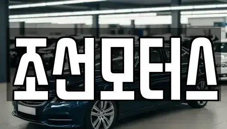 경상남도 창원시 성산구 중고차매매 전문 조선모터스