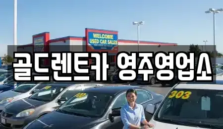 경상북도 영주시 하망동 렌트카 전문 골드렌트카 영주영업소