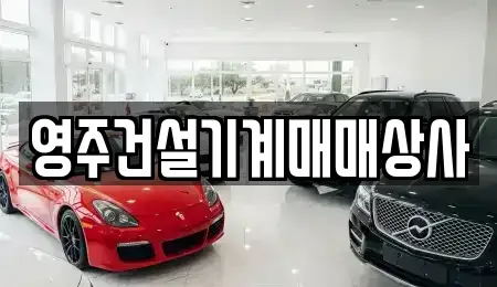 경상북도 영주시 하망동 중고차 전문 영주건설기계매매상사