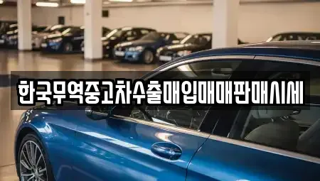 경상북도 영주시 하망동 중고차매입 전문 한국무역중고차수출매입매매판매시세
