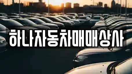 광주 남구 이장동 중고차 전문 하나자동차매매상사