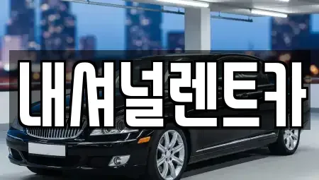 대전 대덕구 단기렌트카 전문 내셔널렌트카