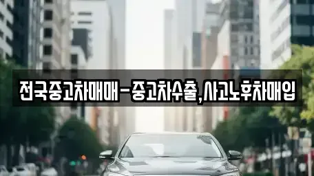 대전 동구 중동 중고차매매 전문 전국중고차매매-중고차수출,사고노후차매입