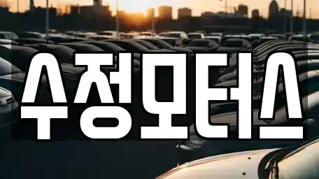 대전광역시 중구 무수동 중고차 전문 수정모터스