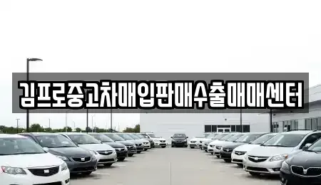 부산 북구 중고차매입 전문 김프로중고차매입판매수출매매센터