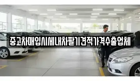 부산 중구 남포동4가 중고차매입 전문 중고차매입시세내차팔기견적가격수출업체