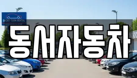 부산 중구 부평동1가 중고차 전문 동서자동차