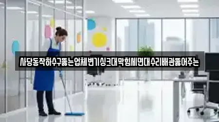 사당동작하수구뚫는업체변기싱크대막힘세면대수리배관뚫어주는