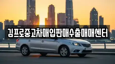 서울 서대문구 영천동 중고차매입 전문 김프로중고차매입판매수출매매센터