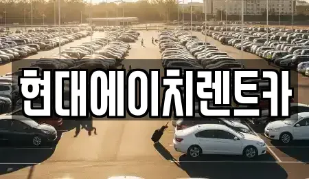서울 서초구 잠원동 렌트카 전문 현대에이치렌트카
