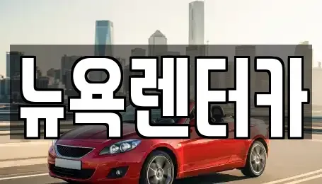 서울 용산구 청암동 단기렌트카 전문 뉴욕렌터카