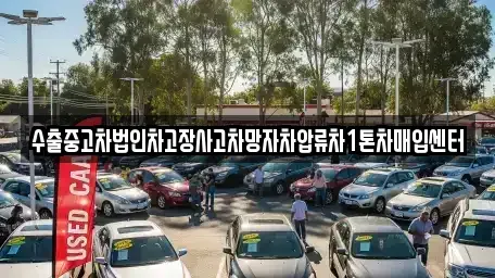 서울 용산구 한강로1가 중고차매매 전문 수출중고차법인차고장사고차망자차압류차1톤차매입센터