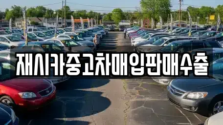 서울 종로구 충신동 중고차매입 전문 재시카중고차매입판매수출