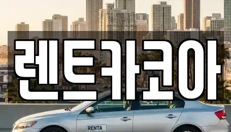 서울 중구 황학동 렌트카 전문 렌트카코아