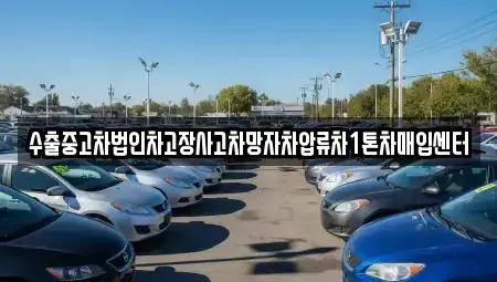서울 중구 황학동 중고차 전문 수출중고차법인차고장사고차망자차압류차1톤차매입센터