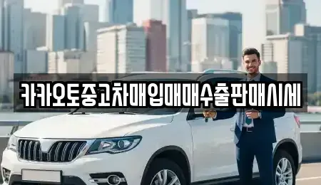 서울 중구 황학동 중고차매입 전문 카카오토중고차매입매매수출판매시세