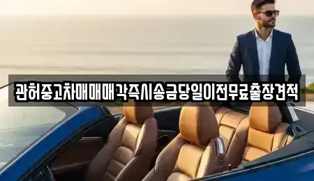 서울특별시 용산구 서빙고동 중고차매매 전문 관허중고차매매매각즉시송금당일이전무료출장견적