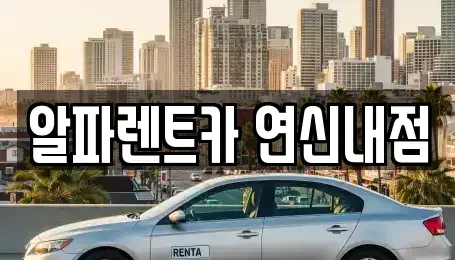 서울특별시 은평구 대조동 렌트카 전문 알파렌트카 연신내점