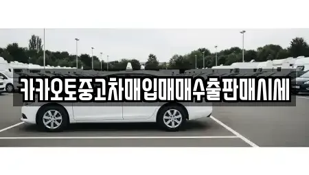 서울특별시 중구 인현동1가 중고차매입 전문 카카오토중고차매입매매수출판매시세