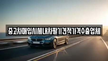 울산광역시 동구 전하동 중고차매입 전문 중고차매입시세내차팔기견적가격수출업체