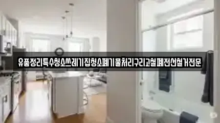 유품정리특수청소쓰레기집청소폐기물처리구리고철폐전선철거전문