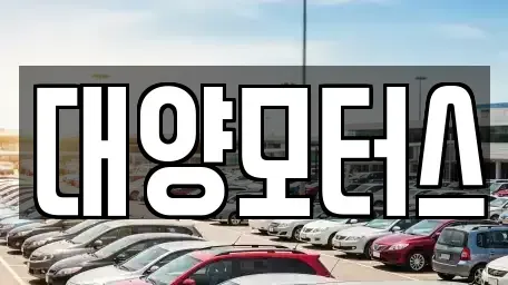 전라남도 목포시 중앙동3가 중고차 전문 대양모터스