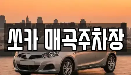 전라남도 순천시 중앙동 렌트카 전문 쏘카 매곡주차장