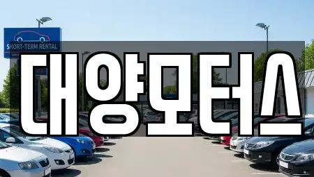 전라남도 여수시 중앙동 중고차 전문 대양모터스