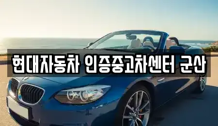 전북 군산시 내흥동 중고차 전문 현대자동차 인증중고차센터 군산