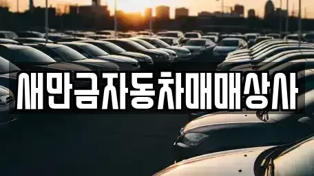 전북특별자치도 군산시 개복동 중고차 전문 새만금자동차매매상사