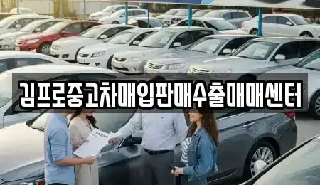 전북특별자치도 군산시 나운동 중고차매매 전문 김프로중고차매입판매수출매매센터