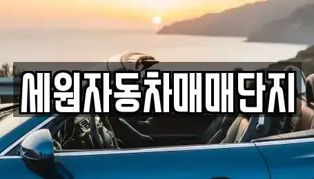 전북특별자치도 순창군 팔덕면 중고차 전문 세원자동차매매단지